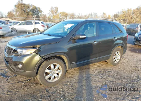 2012 Kia Sorento Lx z USA, uszkodzony, nr VIN 5XYKTDA64CG302349